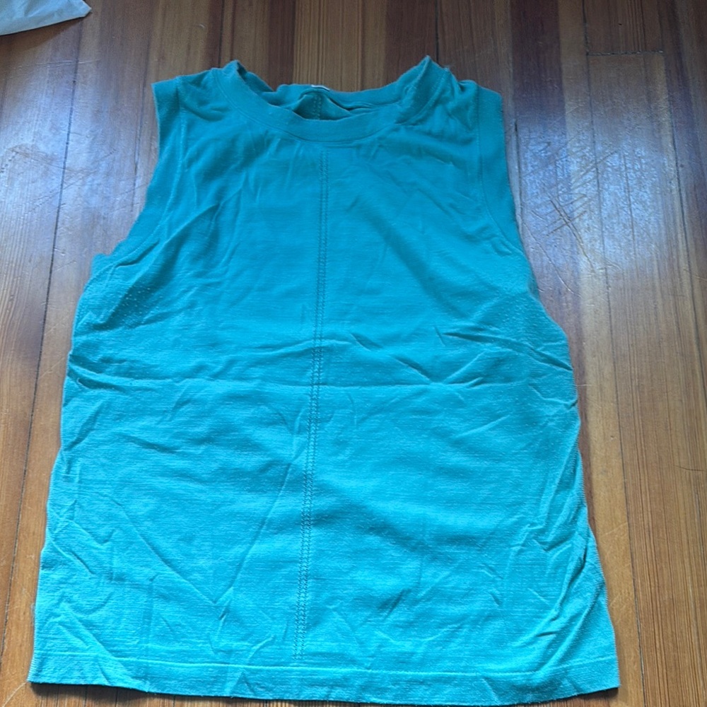 Athleta Teal Sleeveless Top